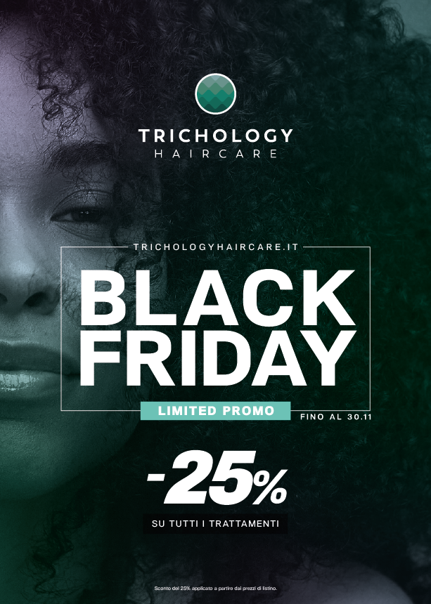 Locandina Black Friday Trichology Haircare